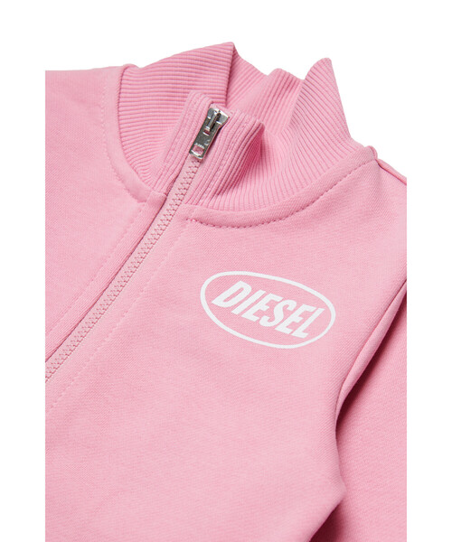 DIESEL(ディーゼル)の「ベビー ジップアップスウェット SOLPYB(スウェット・キッズ・ブルー/ピンク・18M/12M/36M/24M)」の3枚目の写真