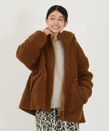 MELROSE claire（メルローズ クレール）の「【ボアドロストモッズコート】（モッズコート）」