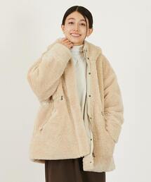 MELROSE claire（メルローズ クレール）の「【ボアドロストモッズコート】（モッズコート）」