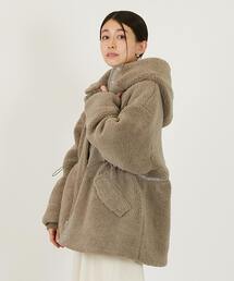 MELROSE claire（メルローズ クレール）の「【ボアドロストモッズコート】（モッズコート）」