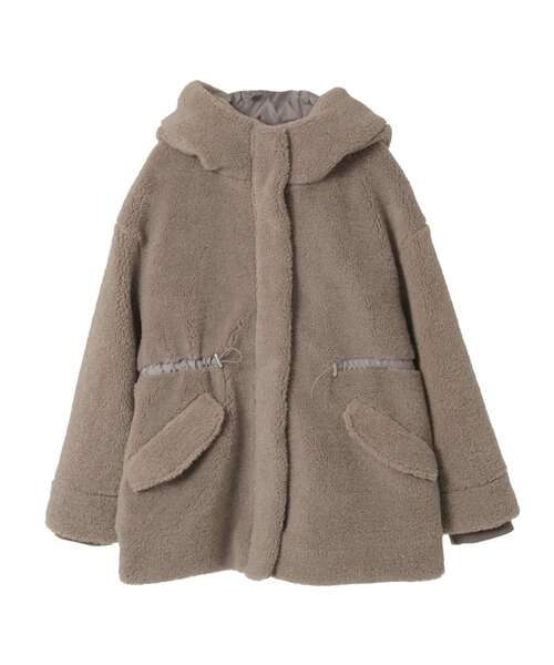 MELROSE claire(メルローズ クレール)の「【ボアドロストモッズコート】(モッズコート・レディース・ブラウン/モカ/ライトベージュ・FREE)」の19枚目の写真