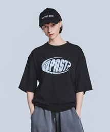 TP7 プリント半袖Tシャツ - ブラック