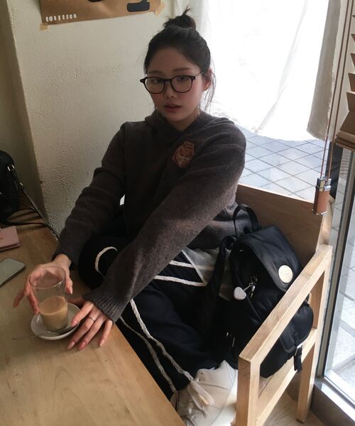 DEARMYDEER(ディアマイディア)の「Wappen Knit Hoodie (Gray)(ニット/セーター・レディース・その他・FREE)」の3枚目の写真