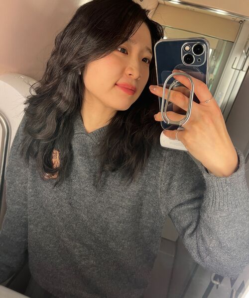 DEARMYDEER(ディアマイディア)の「Wappen Knit Hoodie (Gray)(ニット/セーター・レディース・その他・FREE)」の6枚目の写真