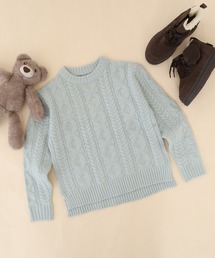 OMNES（オムネス）の「ウォッシャブルケーブルニット KIDS（ニット/セーター）」