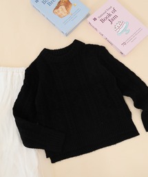 OMNES（オムネス）の「ウォッシャブルケーブルニット KIDS（ニット/セーター）」