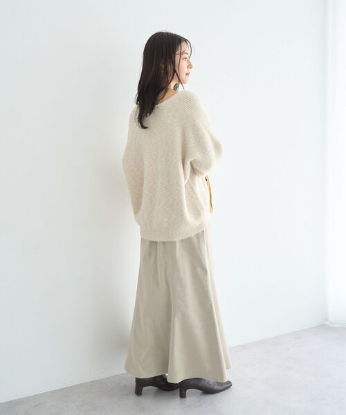 YECCA VECCA（イェッカヴェッカ）の「ラメシャギードルマンニット（ニット/セーター・レディース・ピンク/ライトブルー/アイボリー/オレンジ・FREE）」の11枚目の写真