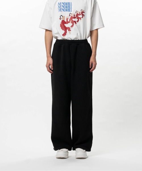 Mendrill(メンドリル)の「Mendrill Fleece Pants(その他パンツ・メンズ・ダークグリーン/ブラック・M)」の1枚目の写真