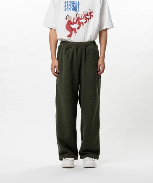 Mendrill(メンドリル)の「Mendrill Fleece Pants(その他パンツ・メンズ・ダークグリーン/ブラック・M)」の2枚目の写真