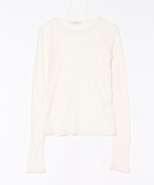 CLANE SHEER LAYERED CUT TOPS（Tシャツ/カットソー）｜CLANE（クラネ