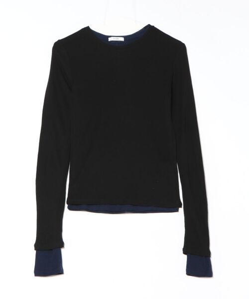 CLANE SHEER LAYERED CUT TOPS（Tシャツ/カットソー）｜CLANE（クラネ