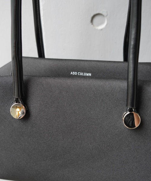 ADD CULUMN（アドカラム）の「ADD CULUMN(アドカラム) TABLET BOSTON（ハンドバッグ・レディース・ダークグレー/アイボリー・F）」の10枚目の写真
