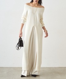 LOUNGEDRESS | ハイスリットニットワンピース(ワンピース)