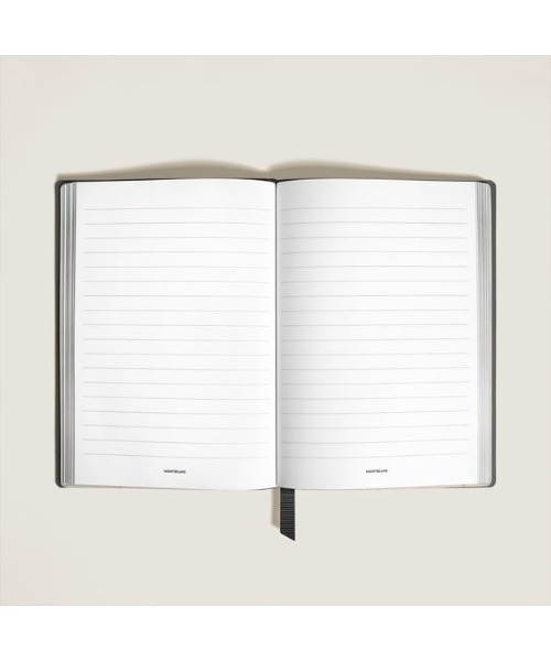 MONTBLANC（モンブラン）の「ミディアム ノートブック サルトリアルレザー 罫線入り（手帳/メモ帳・メンズ・ブラック・ONE SIZE）」の2枚目の写真