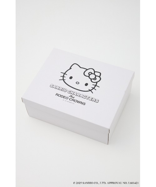 RODEO CROWNS WIDE BOWL（ロデオクラウンズワイドボウル）の「(サンリオキャラクターズ)KITTY スリッポン（スリッポン・レディース・ピンク系その他/ブラック系その他・MEDIUM/LARGE）」の8枚目の写真