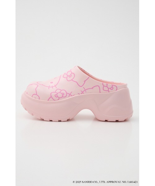 RODEO CROWNS WIDE BOWL（ロデオクラウンズワイドボウル）の「(サンリオキャラクターズ)KITTY スリッポン（スリッポン・レディース・ピンク系その他/ブラック系その他・MEDIUM/LARGE）」の10枚目の写真