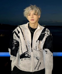 inst.ALL（インストール）の「ニュアンス柄ジップニットカーディガン（カーディガン/ボレロ）」