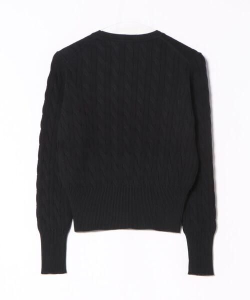 Vivienne Westwood（ヴィヴィアンウエストウッド）の「ｵｰｶﾞﾆｯｸｺｯﾄﾝｹｰﾌﾞﾙｸﾙｰﾈｯｸﾄｯﾌﾟ（カーディガン/ボレロ・レディース・ピンク/グレー/オフホワイト/ブラック・FREE）」の5枚目の写真