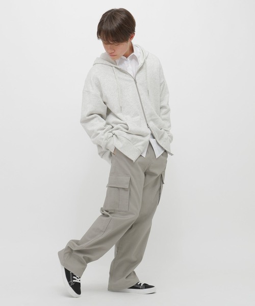 GLOBAL WORK（グローバルワーク）の「サマ見えストレッチカーゴ/AND YUA ANY/612456（カーゴパンツ・キッズ・グレイッシュベージュ/ブラック・SMALL/MEDIUM/LARGE）」の8枚目の写真