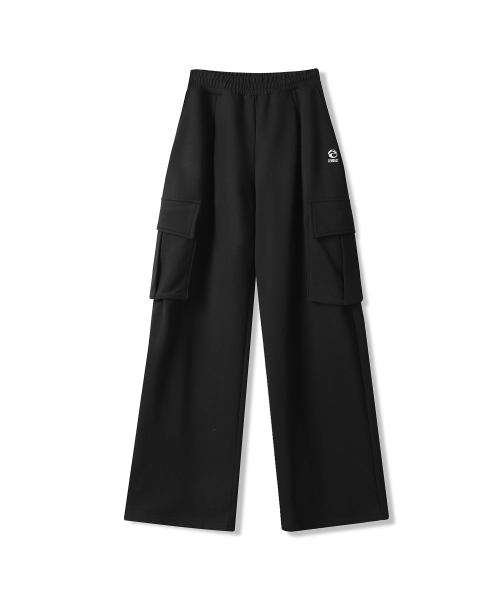 ZENDUST(ジェンダスト)の「Geta Pocket Wide Pants - 2COL(スウェットパンツ・レディース・ブラック/グレー・SMALL/MEDIUM/LARGE)」の5枚目の写真