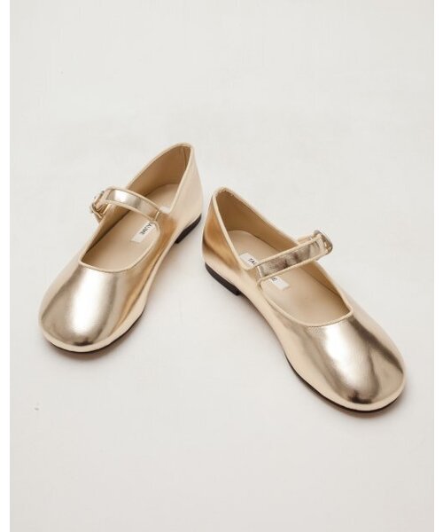 TAGTRAUME(タクトロイメ)の「ビヨンド ラウンドメリージェンフラット - ゴールド(バレエシューズ・レディース・その他・22.5cm/23cm/23.5cm/24cm/24.5cm/25cm)」の2枚目の写真
