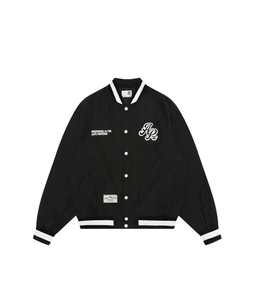 AAPE BY A BATHING APE(エーエイプバイアベイシングエイプ)の「AAPE SWEAT VARSITY JACKET(スタジャン・メンズ・レッド/ブラック・MEDIUM/LARGE/X-LARGE/SMALL)」の2枚目の写真