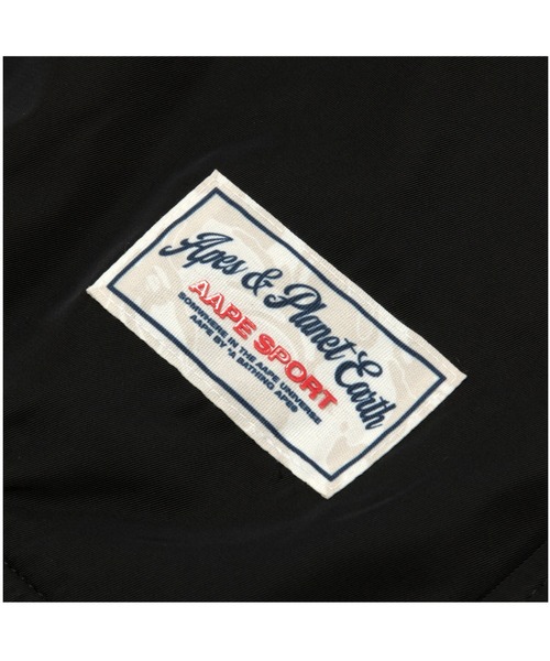 AAPE BY A BATHING APE(エーエイプバイアベイシングエイプ)の「AAPE SWEAT VARSITY JACKET(スタジャン・メンズ・レッド/ブラック・MEDIUM/LARGE/X-LARGE/SMALL)」の10枚目の写真