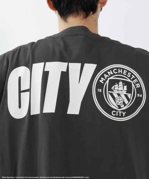 BAYFLOW(ベイフロー)の「【マンチェスター・シティFC】ロゴプリントTシャツ(Tシャツ/カットソー・メンズ・オフホワイト/チャコール/ブルー・MEDIUM/LARGE)」の16枚目の写真