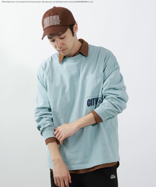 BAYFLOW(ベイフロー)の「【マンチェスター・シティFC】ロゴプリントTシャツ(Tシャツ/カットソー・メンズ・オフホワイト/チャコール/ブルー・MEDIUM/LARGE)」の21枚目の写真