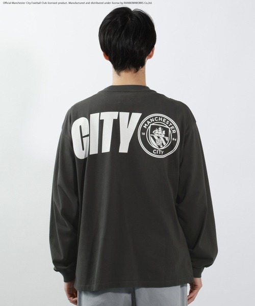 BAYFLOW(ベイフロー)の「【マンチェスター・シティFC】ロゴプリントTシャツ(Tシャツ/カットソー・メンズ・オフホワイト/チャコール/ブルー・MEDIUM/LARGE)」の8枚目の写真