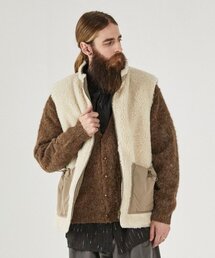 CARGOBROS（カーゴブロス）の「CBリバーシブルダンブルベスト（ベージュ）（ダウンベスト）」