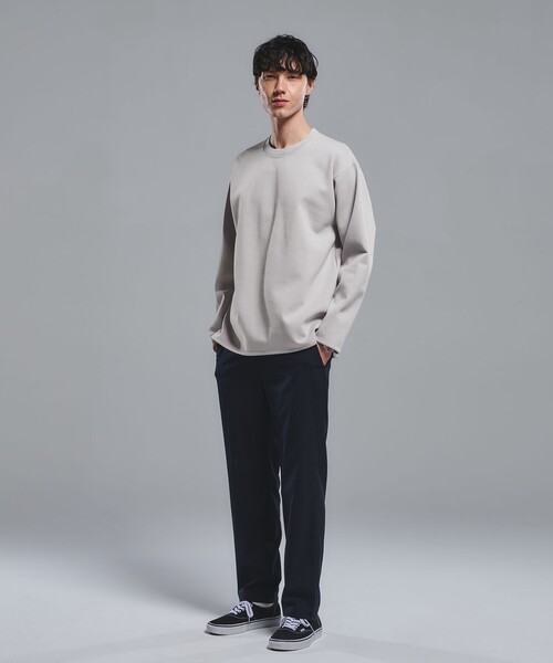 セール】ダブルフェイス クルーネック カットソー（Tシャツ/カットソー