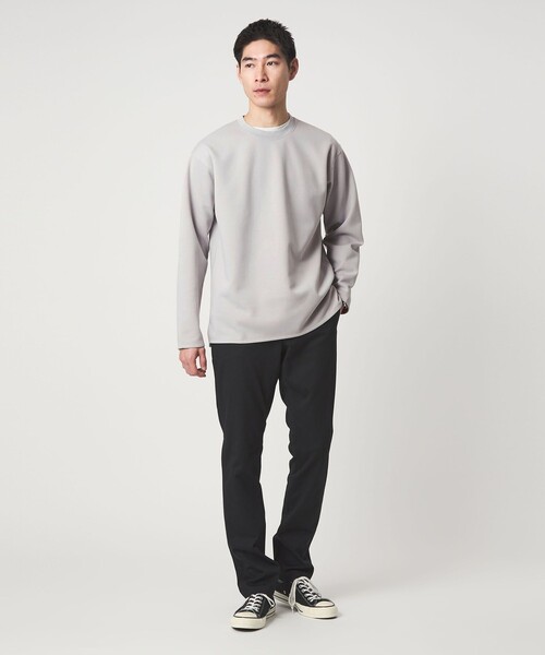 ダブルフェイス クルーネック カットソー（Tシャツ/カットソー