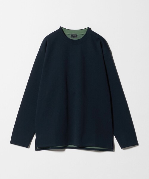 SINME＊クルーネック カットソー ダブルフェイス クルーネック カットソー（Tシャツ/カットソー