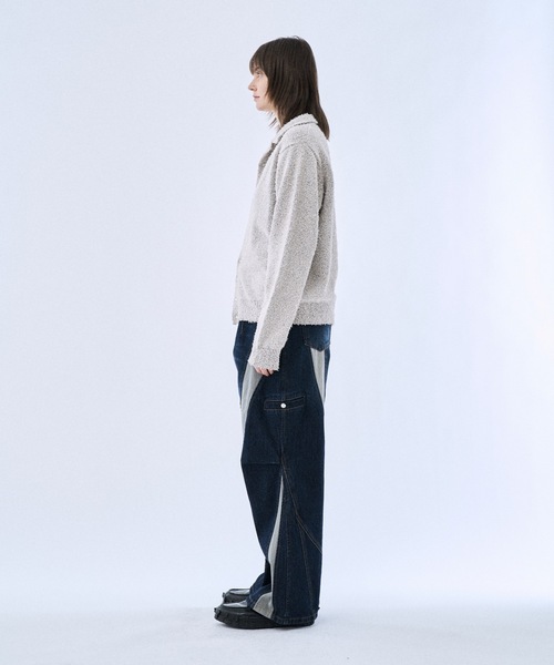 PHILTHEORY（フィルセオリー）の「Mulch snap knit shirts / マルチスナップニットシャツ（シャツ/ブラウス・メンズ・ホワイト/ブラック・1/3/2）」の21枚目の写真