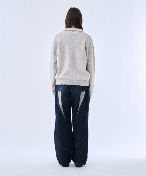 PHILTHEORY（フィルセオリー）の「Mulch snap knit shirts / マルチスナップニットシャツ（シャツ/ブラウス・メンズ・ホワイト/ブラック・1/3/2）」の22枚目の写真