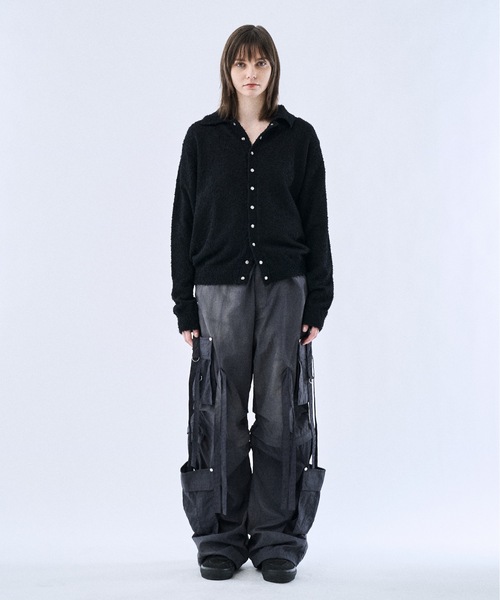 PHILTHEORY（フィルセオリー）の「Mulch snap knit shirts / マルチスナップニットシャツ（シャツ/ブラウス・メンズ・ホワイト/ブラック・1/3/2）」の3枚目の写真