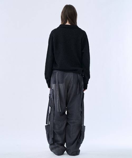 PHILTHEORY（フィルセオリー）の「Mulch snap knit shirts / マルチスナップニットシャツ（シャツ/ブラウス・メンズ・ホワイト/ブラック・1/3/2）」の5枚目の写真