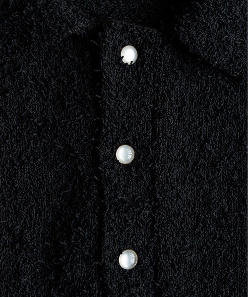 PHILTHEORY（フィルセオリー）の「Mulch snap knit shirts / マルチスナップニットシャツ（シャツ/ブラウス・メンズ・ホワイト/ブラック・1/3/2）」の18枚目の写真