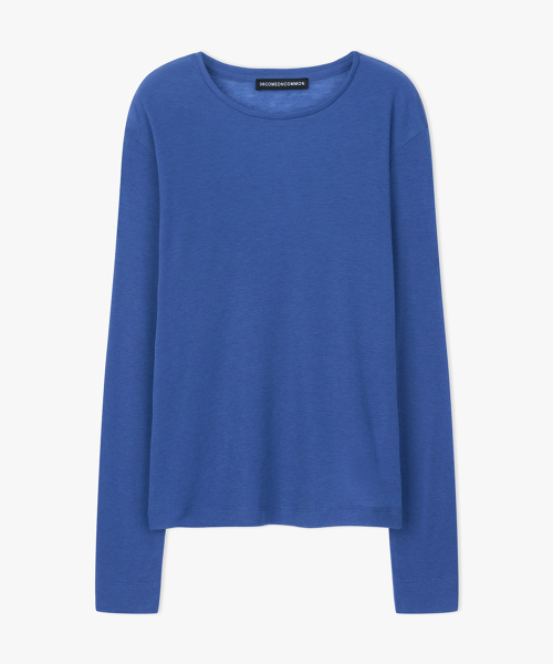 38COMEONCOMMON(38カモンコモン)の「Sheer Touch Long Sleeve (Blue)(Tシャツ/カットソー・レディース・その他・FREE)」の1枚目の写真
