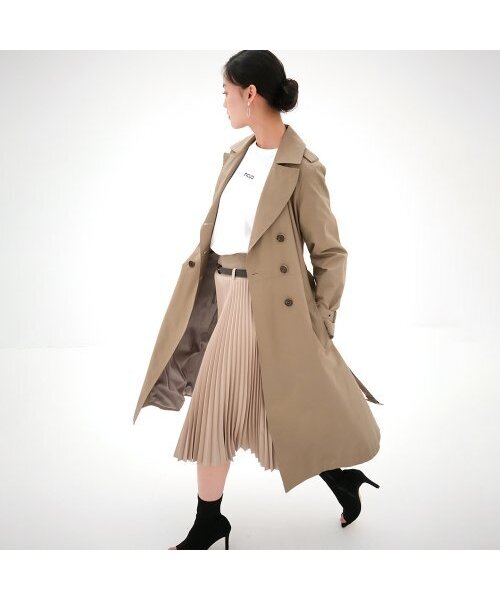 ACUD(アクド)の「Light Trench Coat _Beige(トレンチコート・レディース・ベージュ・S/M)」の1枚目の写真
