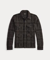 RRL（ダブル アール エル）の「ジャカードニット ウール オーバーシャツ セーター（カバーオール）」