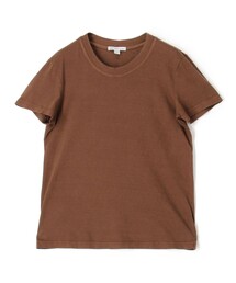ジェームスパース PERSE｜ジェームスパースのTシャツ/カットソー（ブルー JAMES Tシャツ 丸襟 トップス