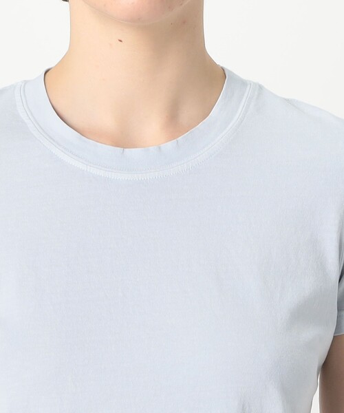 JAMES PERSE(ジェームスパース)の「ベーシック クルーネックTシャツ WLJ3114(Tシャツ/カットソー・レディース・ライトブルー/ダークブラウン・0/1)」の7枚目の写真