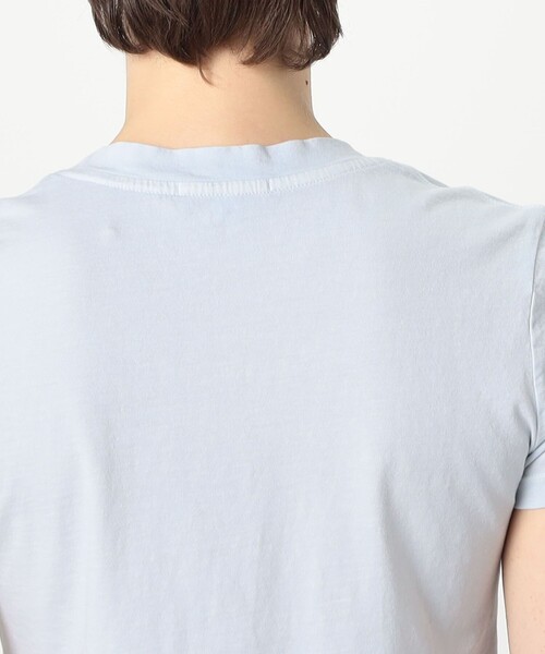 JAMES PERSE(ジェームスパース)の「ベーシック クルーネックTシャツ WLJ3114(Tシャツ/カットソー・レディース・ライトブルー/ダークブラウン・0/1)」の8枚目の写真