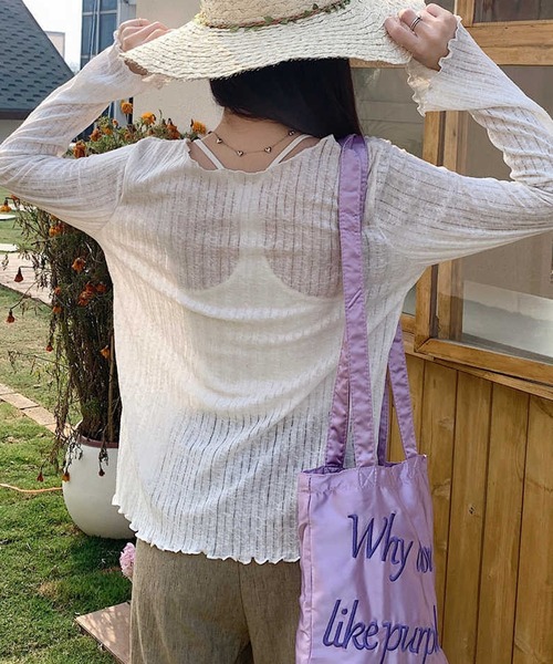 NANEA(ナネア)の「メローシアーロングTシャツ(Tシャツ/カットソー・レディース・ブラック/ホワイト/アイボリー・LARGE/MEDIUM/SMALL)」の17枚目の写真
