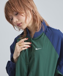 NIKE（ナイキ）の「ナイキ スポーツウェア ウィメンズ オーバーサイズド バーシティ ジャケット   Nike Sportswear Women's Oversized Varsity Jacket IF0333-323 Fir（ブルゾン）」