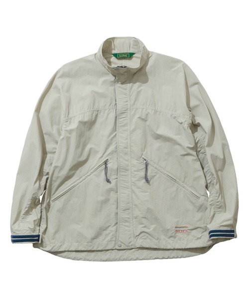 L.L.Bean（エルエルビーン）の「【JAPAN EDITION】ネイプルズ・ソフトシェル・ジャケット（ナイロンジャケット・メンズ・ストーン/ブルー/ダークグレー・LARGE/MEDIUM）」の2枚目の写真