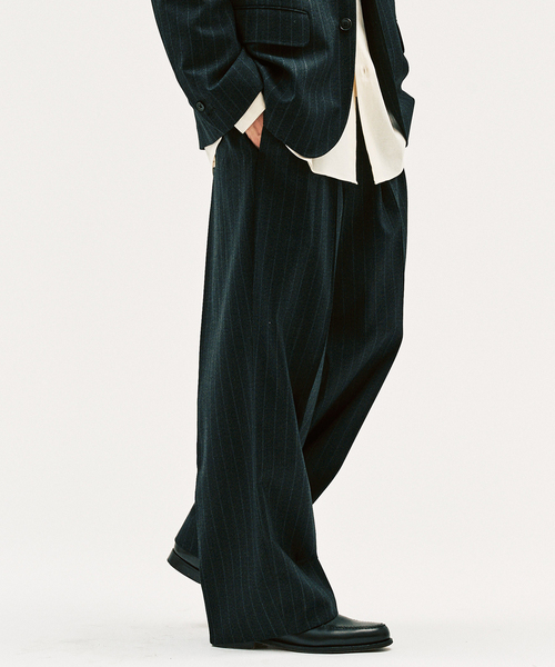 417 EDIFICE(フォーワンセブンエディフィス)の「LE JAPON ATELIER 【KANKO×417】パンツ(スラックス・メンズ・ブラック/ブラウン・SMALL/MEDIUM/LARGE)」の1枚目の写真