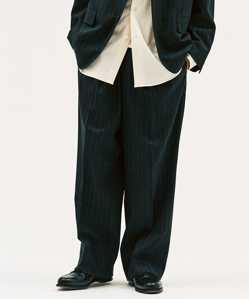 417 EDIFICE(フォーワンセブンエディフィス)の「LE JAPON ATELIER 【KANKO×417】パンツ(スラックス・メンズ・ブラック/ブラウン・SMALL/MEDIUM/LARGE)」の3枚目の写真